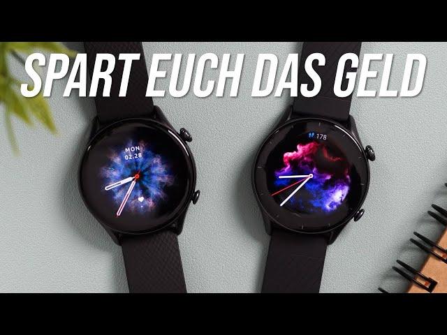 Amazfit GTR 3 vs. GTR 3 Pro: Muss es immer Pro sein? - Test