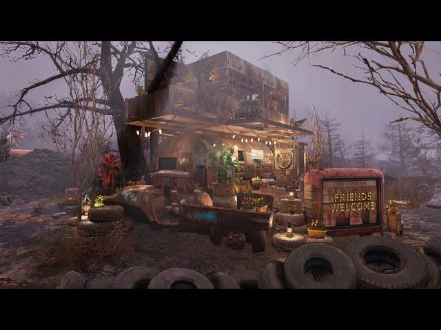 Fallout 76　junkyard camp  ［Ash heap]