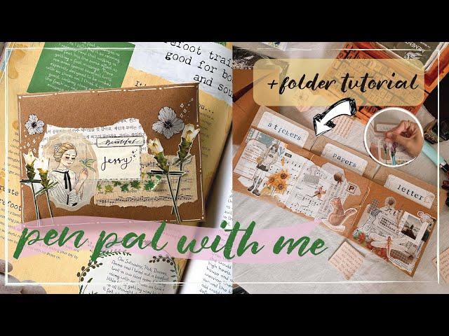 Romantic Letter ︎ PEN PAL WITH ME | FOLIO TUTORIAL / FLIP BOOK #penpalwithme