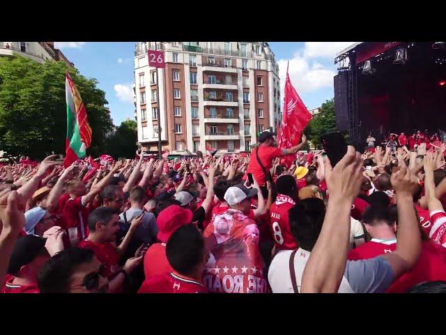 Mo Salah Song // The Egyptian King  // Liverpool fans sing with Jamie Webster 