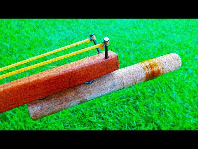 Easy DIY Wooden Slingshot Darts #diy #craft #woodworking #slingshot