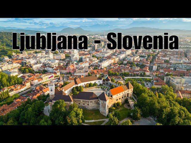 Exploring Ljubljana, Slovenia: A Drone's Eye View of the Green Capital