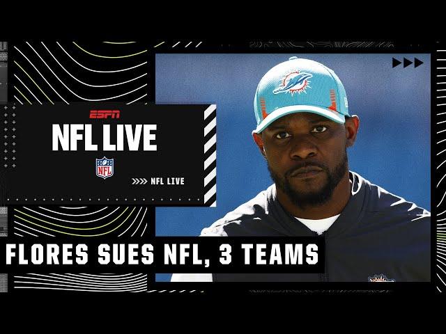 Brian Flores files lawsuit alleging racism in hiring practices | NFL Live