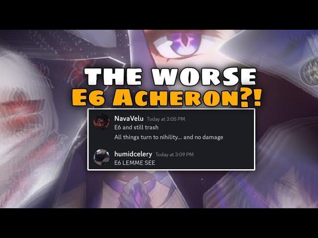 The worst E6 Acheron you'll EVER see!!! | Honkai Star Rail account review