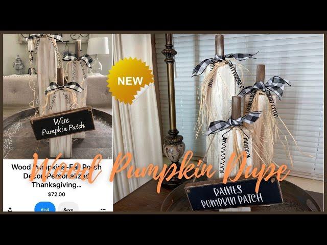 New Diy Wood Pumpkin | Fall Diy | Fall Decor Ideas