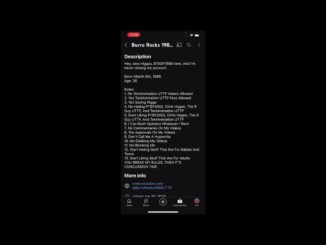 Going over @BURRO1988‘s channel rules