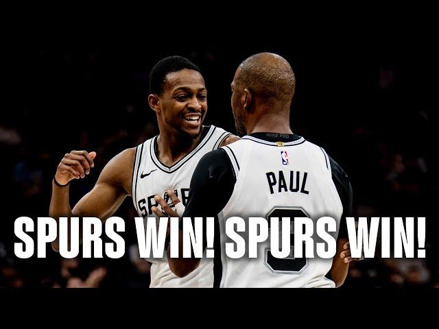 SPURS WIN OVER THE BROOKLYN NETS!