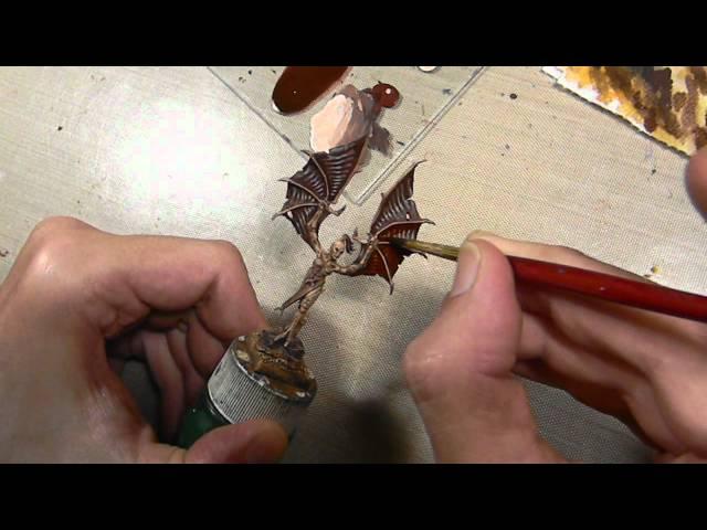 How to Paint Wings on Minatures