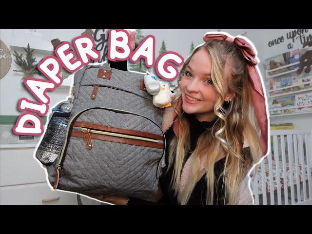 *realistic* WHAT’S IN MY DIAPER BAG?! 2024 Diaper Backpack Essentials & Must-Haves