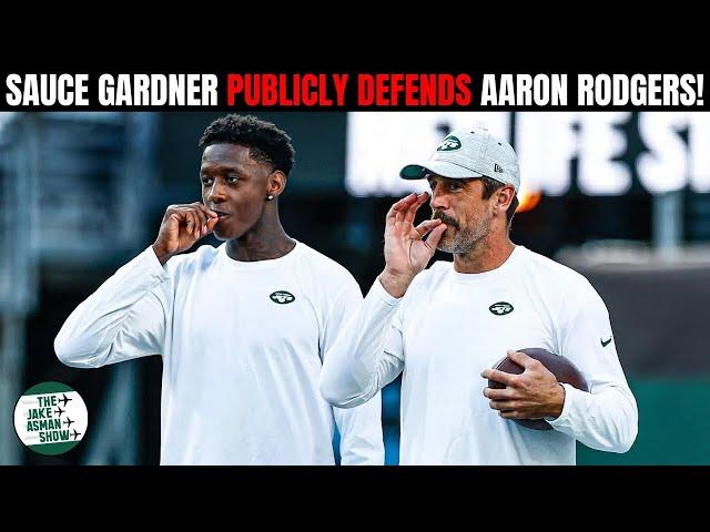 Reacting to New York Jets star Sauce Gardner FIRING back at Aaron Rodgers haters!