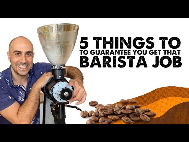 How to get a job in a café | 5 things you might not know to guarantee that barista job you want