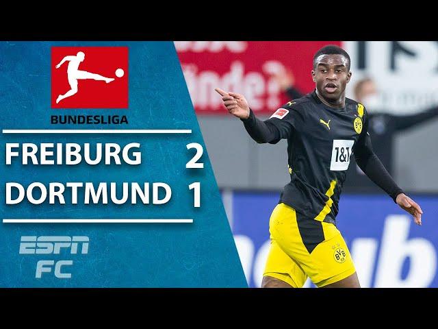 Youssoufa Moukoko goal can't save Borussia Dortmund in Freiburg loss | ESPN FC Bundesliga Highlights
