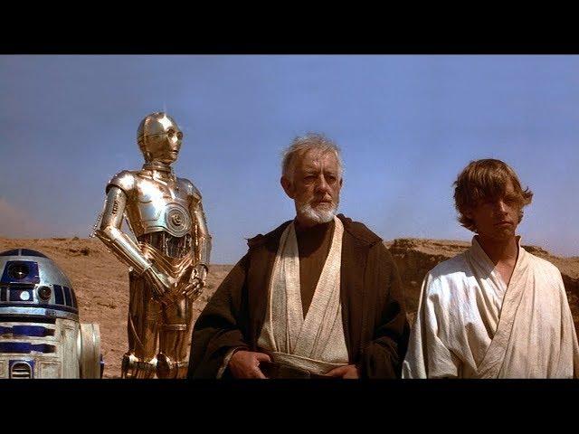 Star Wars A New Hope - Luke and Obi-Wan arrive Mos Eisley