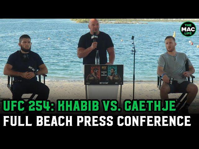 Khabib Nurmagomedov vs. Justin Gaethje | UFC 254 Pre-Fight Press Conference