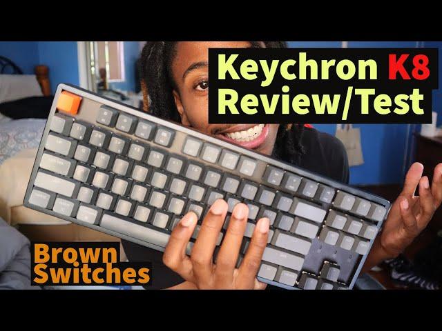 Keychron K8 Unboxing Review Sound Test