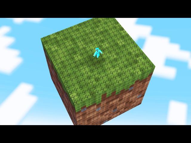 Minecraft but there’s Only One Giant Block