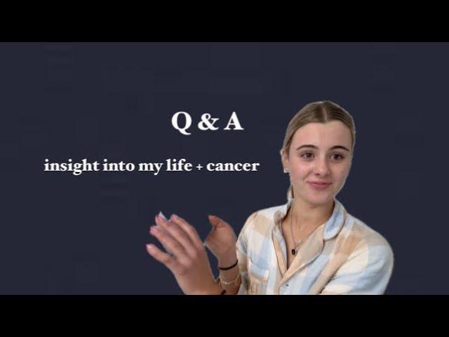 Learn a bit about me!! // Cancer, work, social media + more