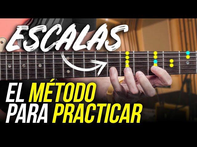 EL MÉTODO IDEAL para TOCAR ESCALAS en GUITARRA