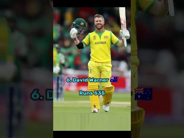  TOP 10 BATSMAN MOST RUNS IN ODI WORLD CUP 2023  | #shorts #cricket