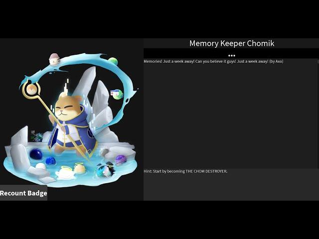 How to get Memory Keeper Chomik - Find The Chomiks (CHECK DESCRIPTION)