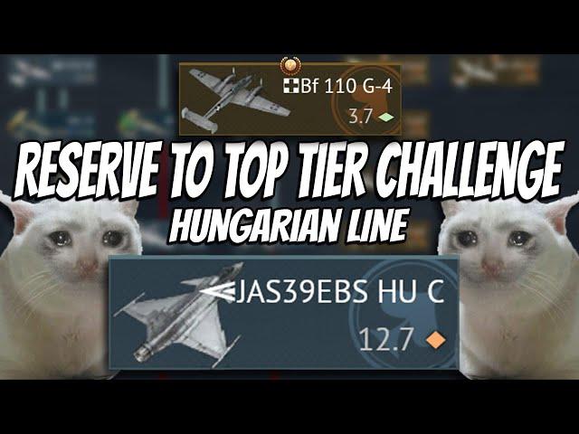 Playing the ENTIRE Hungary Fighter Line - Reserve to Top Tier