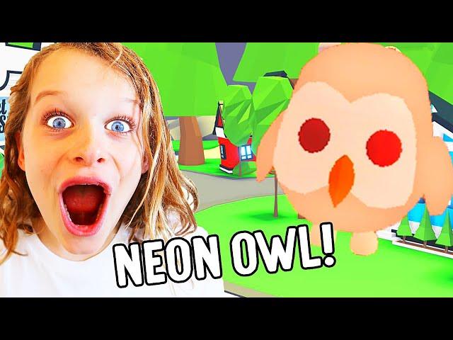 GETTING BIGGY'S DREAM PET (MEGA NEON OWL) ??  in Adopt Me Roblox Gaming w/ The Norris Nuts