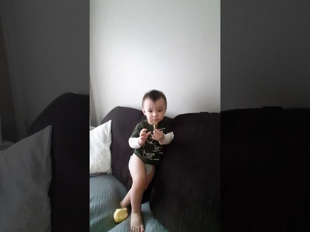 Nathan tries a pickle
