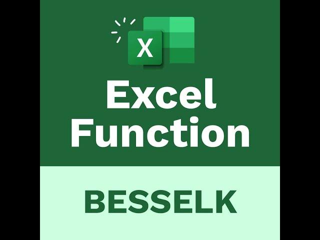 The Learnit Minute - BESSELK Function #Excel #Shorts #DubbedWithAloud