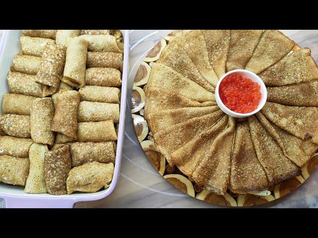 Масленица на носу! Печём блины с начинкой 🫐