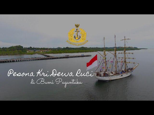 Pesona Kapal Layar Dewa Ruci milik Angkatan Laut Indonesia