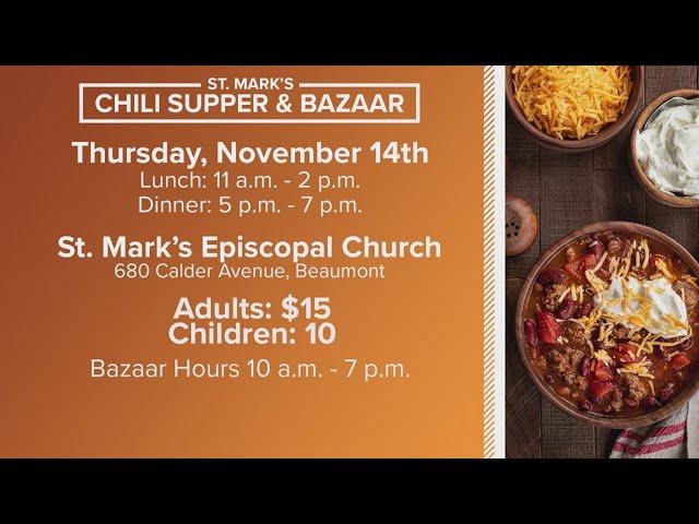 St. Mark's Chili Supper supports several non-profit groups throughout the year