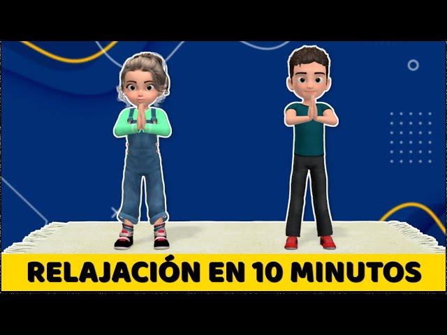 EJERCICIO DE 10 MINUTOS PARA NIÑOS - RELAJACIÓN AL ATARDECER