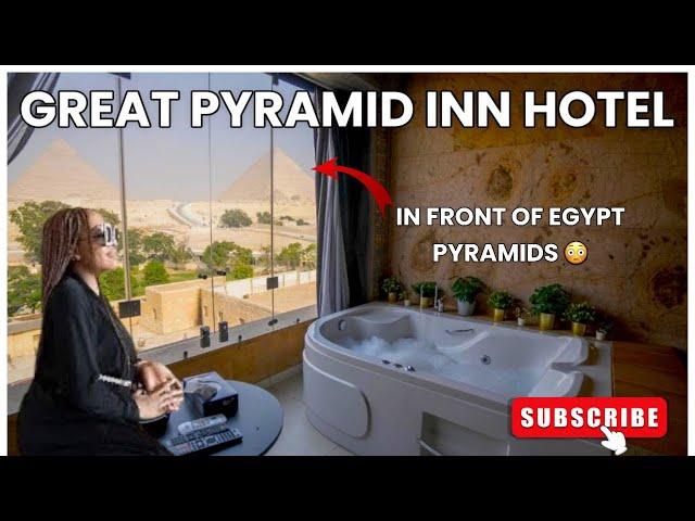 The SECRET Pyramids View Hotel in Egypt | GREAT PYRAMID INN Hotel Review #hotel #pyramid #egypt