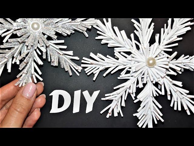 ️ Awesome Snowflakes ️ Craft with Foam Sheet - Easy Christmas DIY Decoration