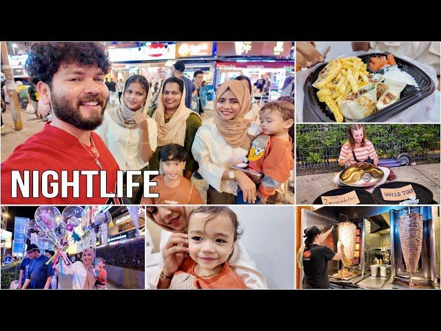 MY CUTE FAMILY  | Nightlife In KL Malaysia  | Mashura | Basheer Bashi | Suhana