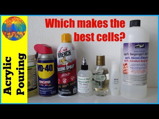 Types of Additives Used to Make Cells in Acrylic Pouring