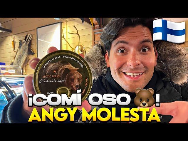 Trying STREET and COMMON FOOD in FINLAND  | I ATE BEAR!  - Gabriel Herrera