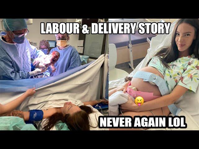 my failed VBAC. labour & delivery story (never doing this again!)