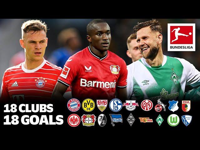 18 Clubs, 18 Goals - The best Goal from every Bundesliga Team in 2022/23 - So Far...