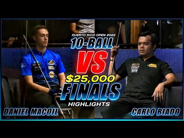 CARLO BIADO VS DANIEL MACOIL, 10-BALL OPEN CHAMPIONSHIP FINALS 2022 - HIGHLIGHTS