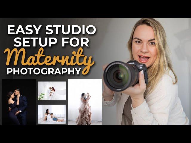 Easy Studio Setup for Maternity Photography