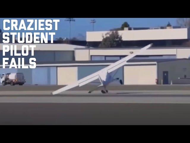 Student Pilot FAILS compilation