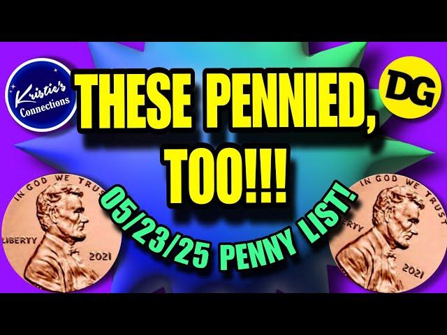 ‼️MORE PENNIES‼️ LOOK FOR THESE TODAY!!! DOLLAR GENERAL PENNY LIST!