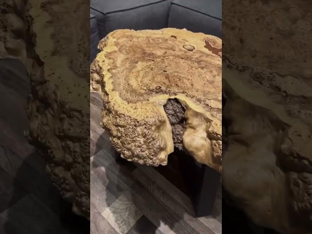 Журнальный столик... Каповый Карагач, эпоксидная смола и масло