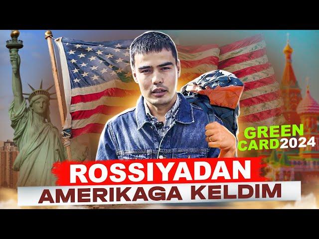 AMERIKAGA KELDIM GREEN CARD 2024 SOHIBI BILAN SUHBAT #bugunamerikada #amerika #greencard2024