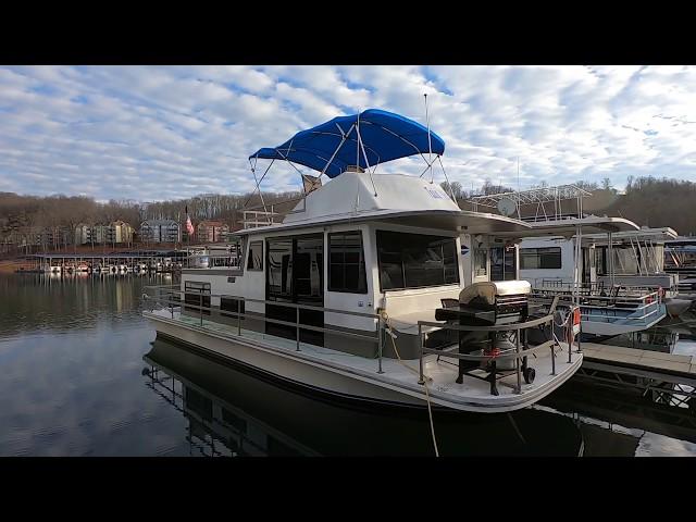 1976 Gibson 12 x 36 Diesel Powered Houseboat For Sale on Norris Lake TN - SOLD!