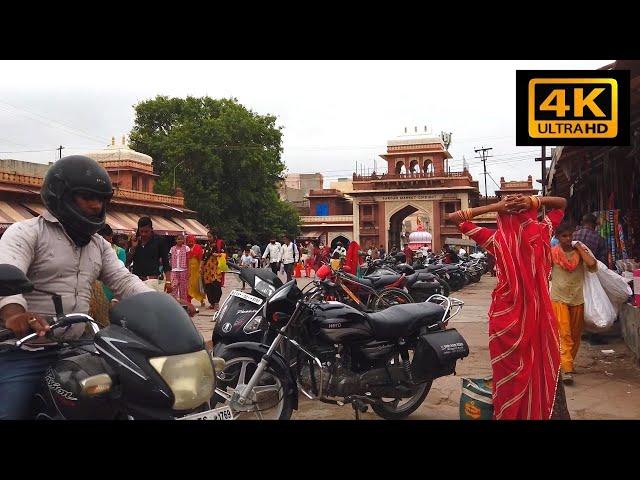 4K Walk in "Blue City" Jodhpur | Walking in Market Area, Auto Rickshaw Ride, Sitting at Bus Stand