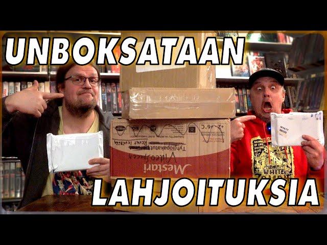 We got some cool movie donations! Let's UNBOX!
