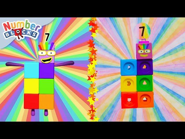 Odd Side Story & the Numberblocks MathLink Cubes | Math for Kids | Learn to Count | @Numberblocks