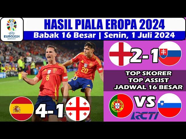 Hasil Piala Eropa 2024 Tadi Malam ~ SPANYOL VS GEORGIA ~ INGGRIS VS SLOWAKIA ~ EURO 2024